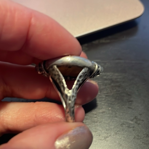 TAT2 Designs VS Frame Mini Dupre Ring Sterling Silver Plated - Picture 6 of 10